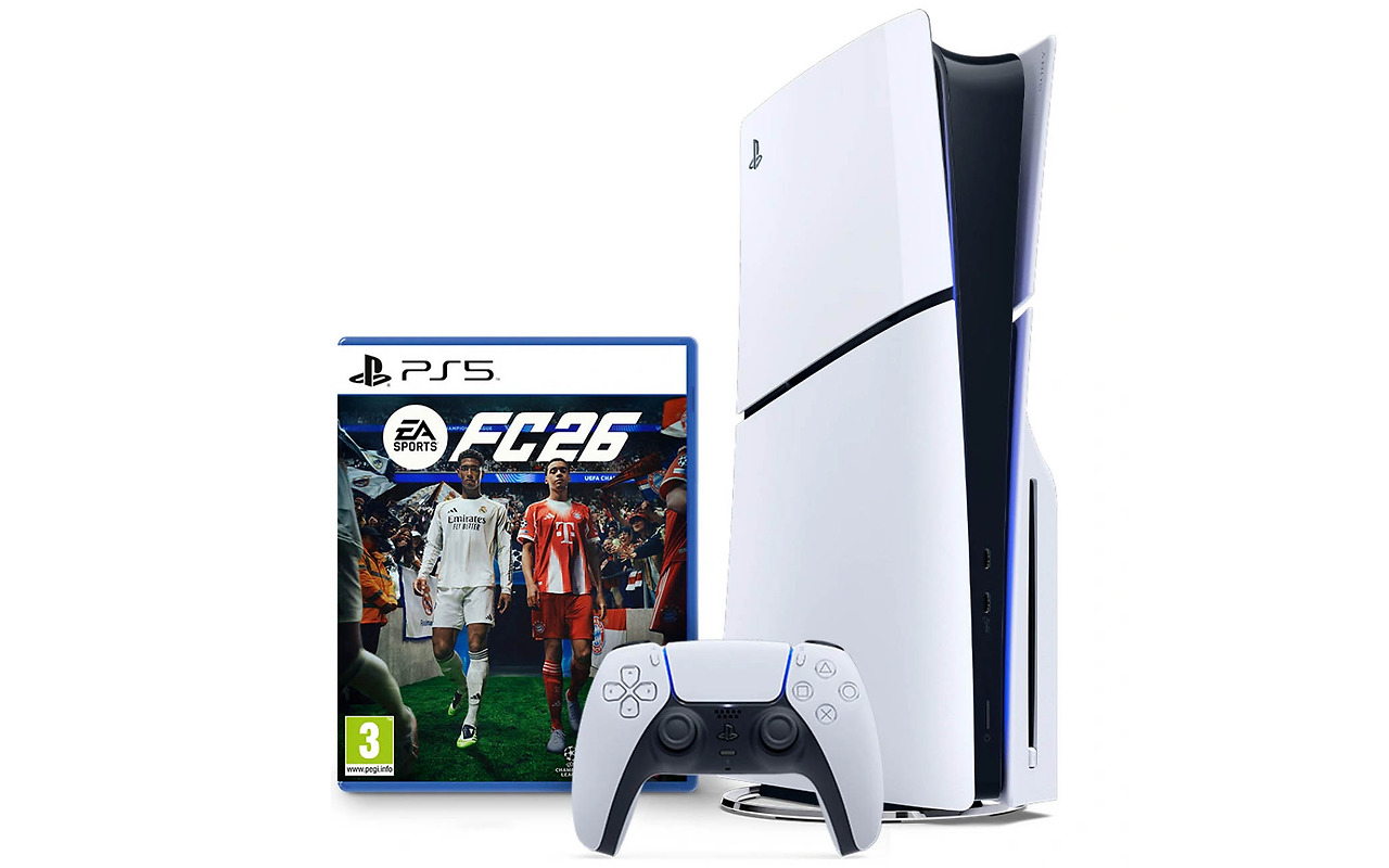 SONY PlayStation 5 Slim Disc Edition + FIFA 26