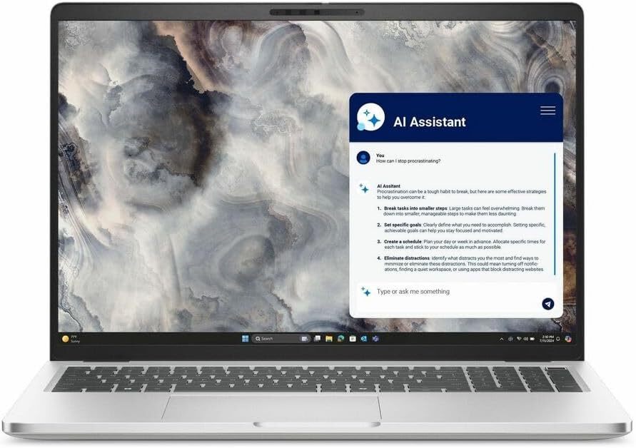 DELL Pro 16 Plus / 16 FullHD+ / Core Ultra 7 265U / 32GB DDR5 / 512GB SSD / PB16250