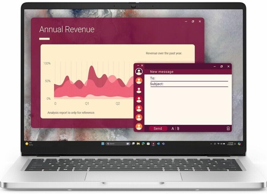 DELL Pro 14 / 14 FullHD+ / Core 5 120U / 16GB DDR5 / 512GB SSD / PC14250