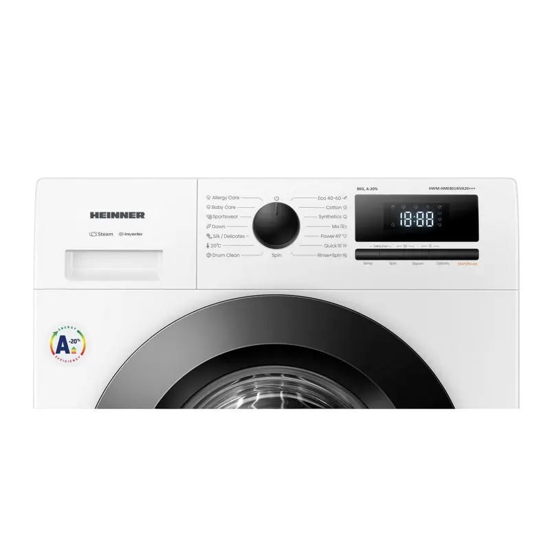 Heinner HWM-HME8014IVA20 White