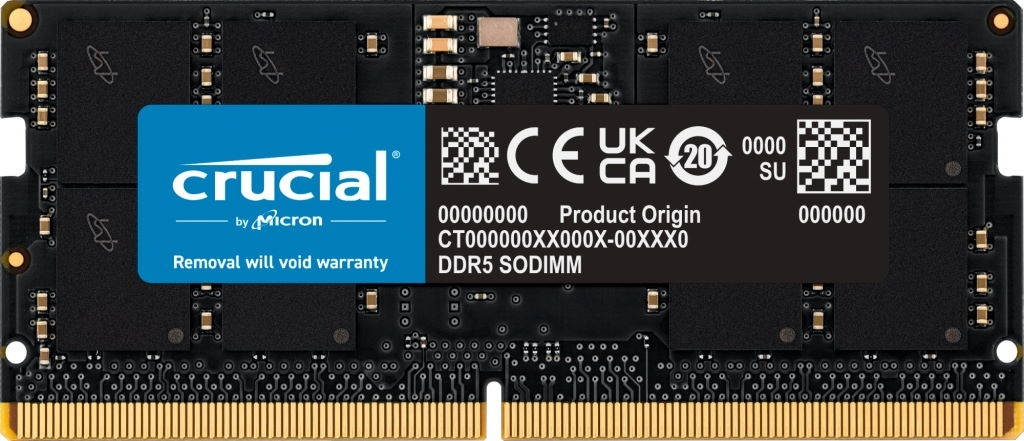 Crucial CT16G56C46S5 / 16GB DDR5 5600 SODIMM