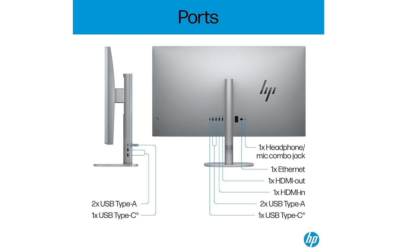 HP OmniStudio X 32 / 31.5 4K UHD / Core Ultra 7 155H / 32GB DDR5 / 1TB SSD / Windows 11 Home