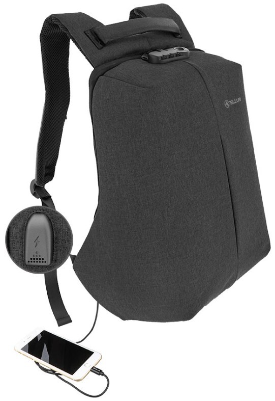 Tellur 15.6 Antifurt V2  / USB charging port Black