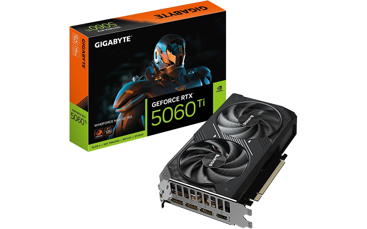 GIGABYTE GeForce RTX 5060 Ti 16GB Windforce Max OC / GV-N506TWF2MAX OC-16GD