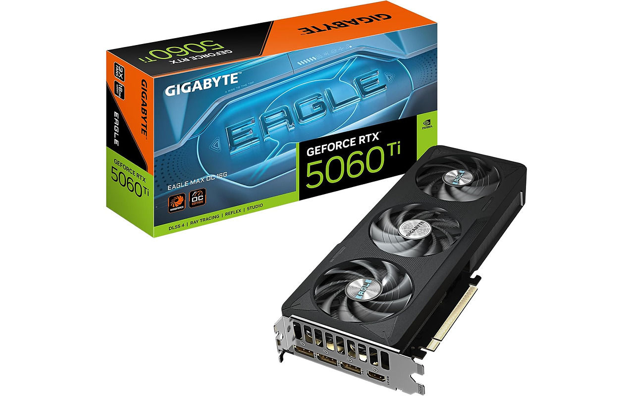 GIGABYTE GeForce RTX 5060 Ti 16GB  Eagle Max OC / GV-N506TEAGLEMAX OC-16GD