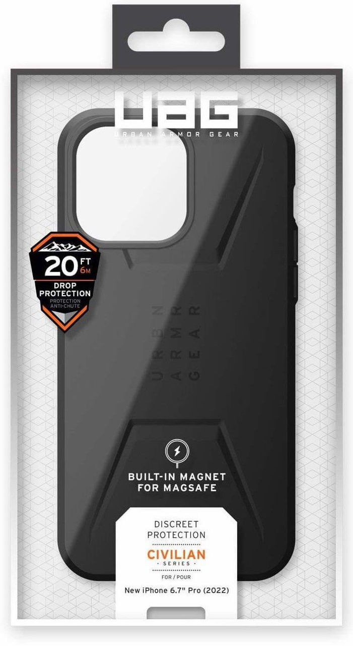 UAG Case Civilian Magsafe for Apple iPhone 14 Pro Max Black