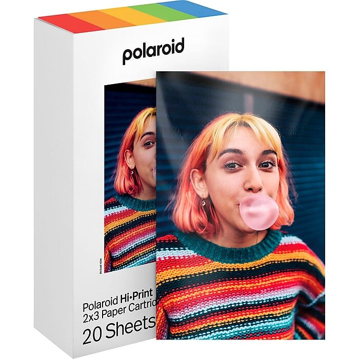 Polaroid Photo Printer Paper 2x3 / 20 Sheets
