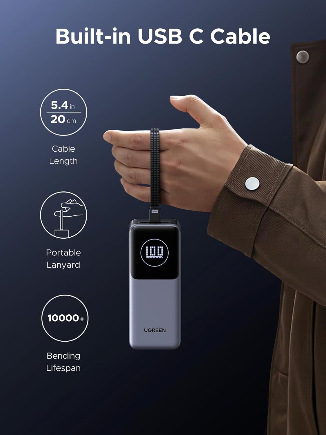 UGREEN Nexode Flight Approved 130W / 20000mAh