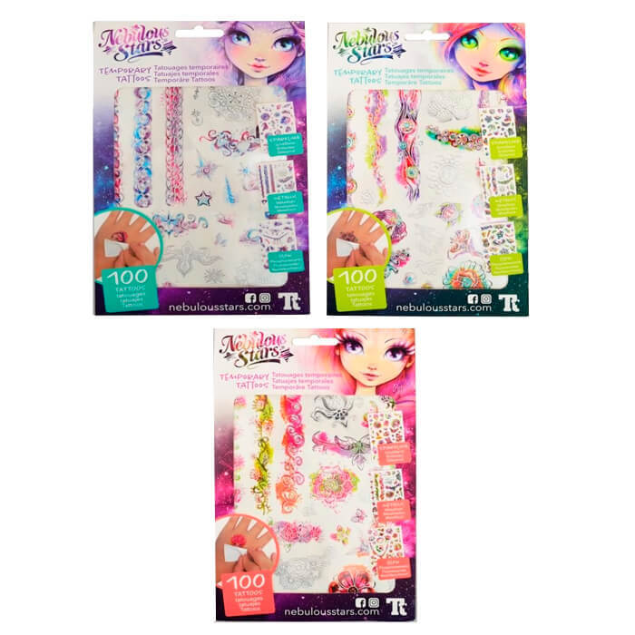 Nebulous Stars Temporary Tattoos / 11410