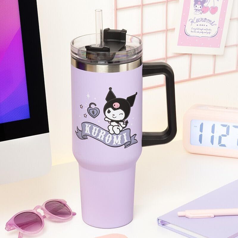 Paladone Kuromi Insulated Cup and Straw