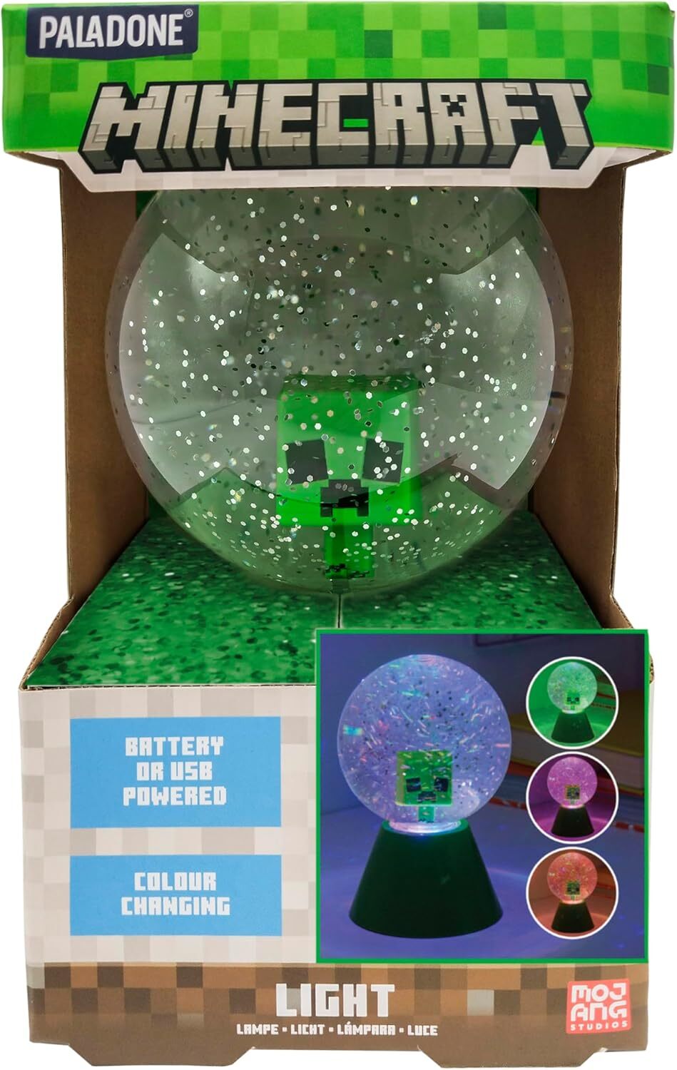 Paladone Minecraft LED Glitter Ball
