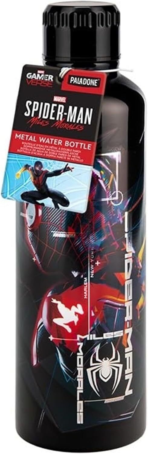 Paladone Miles Morales Metal Water Bottle