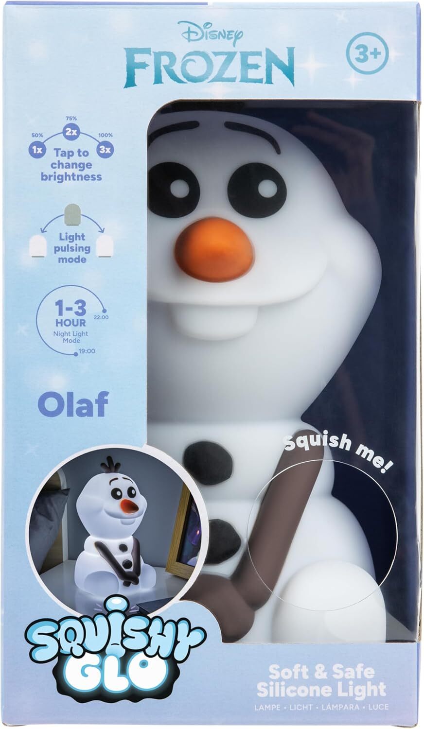 Paladone Olaf SquishyGlo Silicone Light Rechargeable