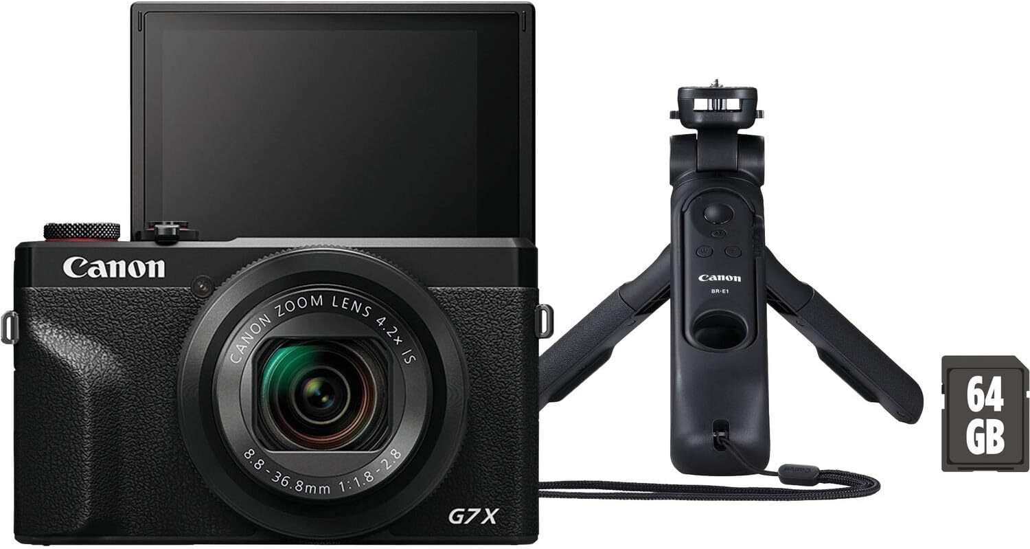 Canon PowerShot G7 X Mark III + Vlogger Kit