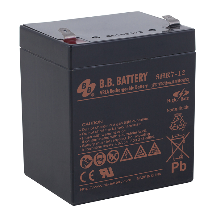 B.B. Battery SHR7-12 12V/7AH