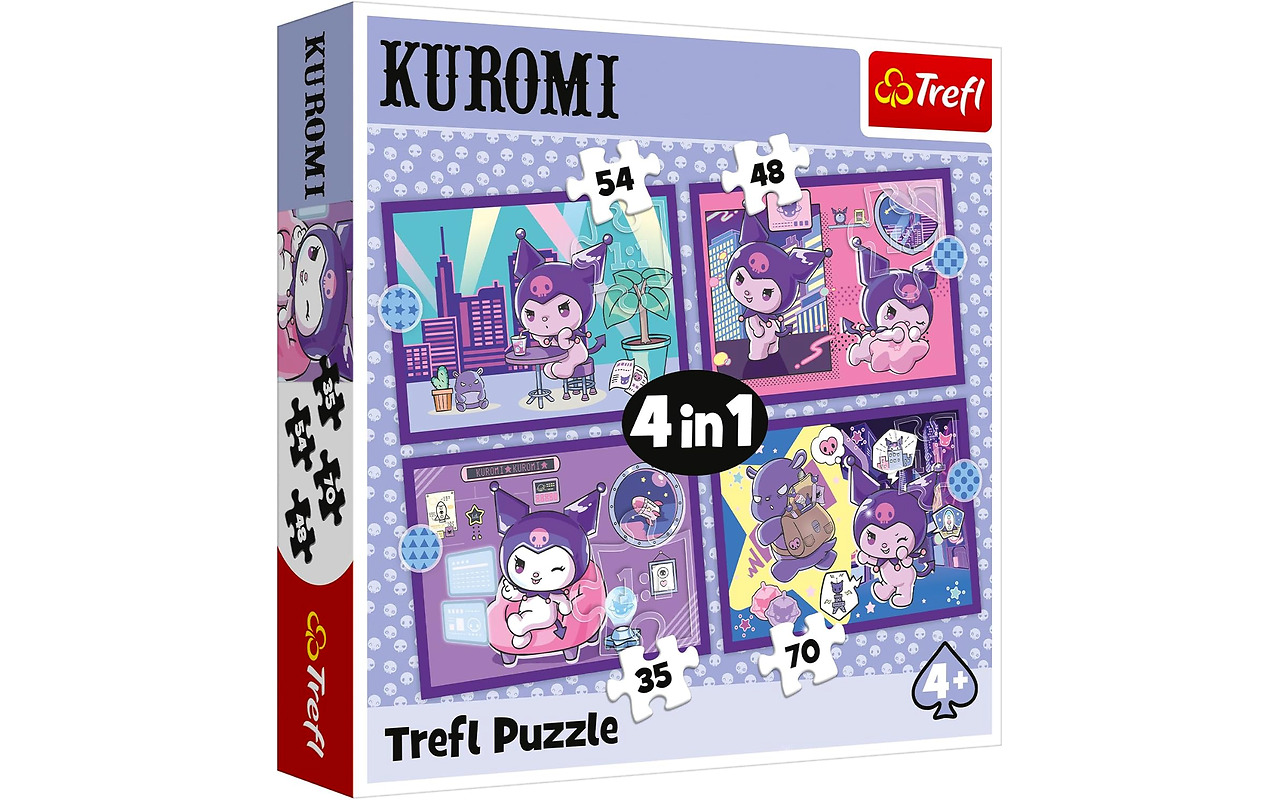 Trefl Puzzles Day with Kuromii 4in1