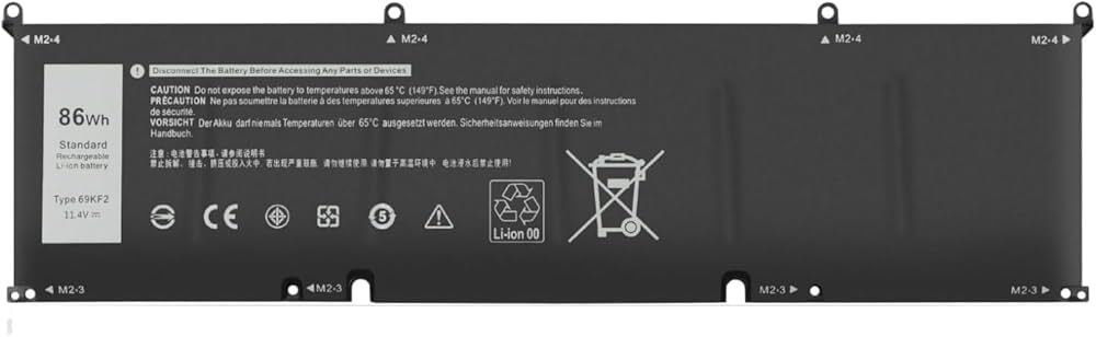 DELL Battery Original for Inspiron 16 Plus 7640 / G15 5535 G7 7500 / G15 5510, G15 5511/ G15 5515 / G15 5520 / G15 552 / G15 5525 / G16 7620 / G15 5530 / G16 7630