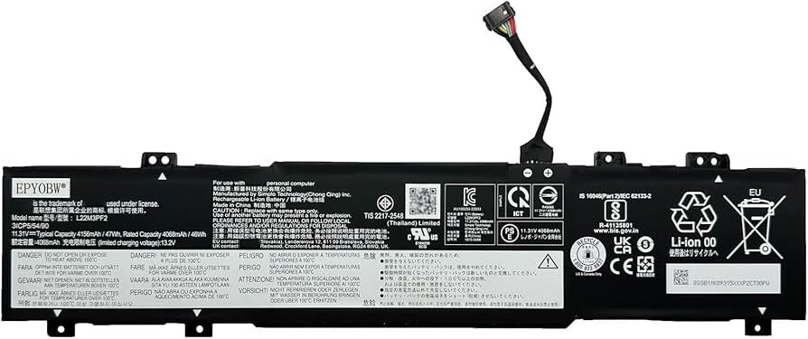 Lenovo Battery Original for IdeaPad Slim 3 14 / Slim 3 15 / Slim 3 16 / V14 G4 / V15 G4