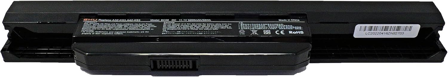 ASUS Battery Original for K53 / X53 / A43 / X43 / K43 / X54 / X84 / A54 / A83 / X44
