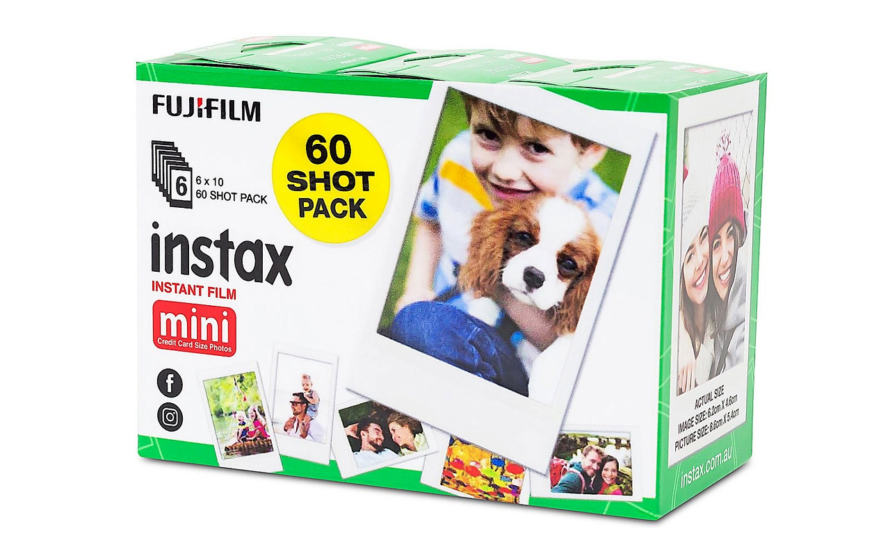 Fujifilm Instax Mini Instant Film Multi-Pack / 60 shots