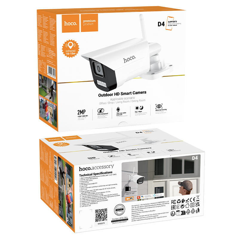 Hoco D4 Outdoor HD Camera