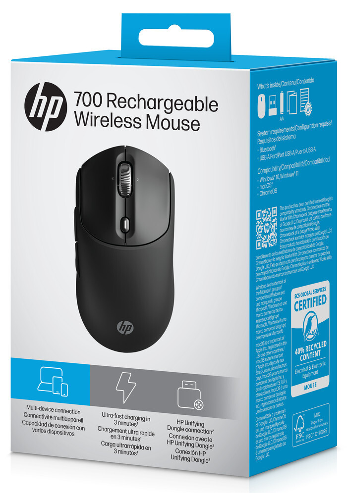 HP 700 Rechargeable Wireless Mouse