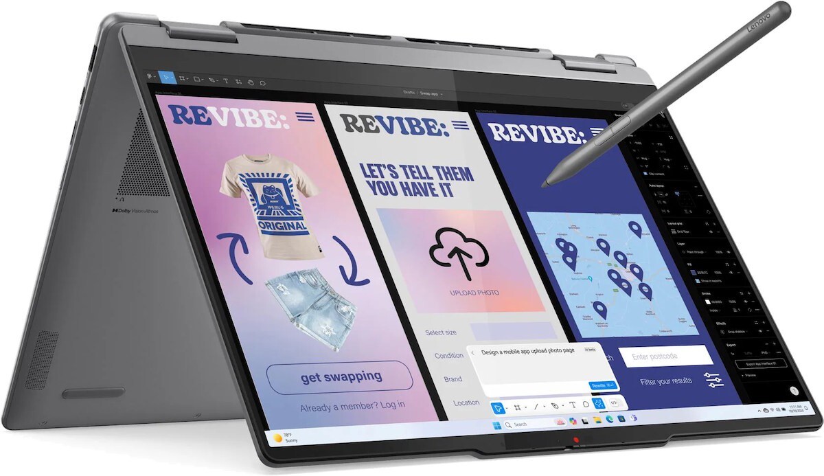 Lenovo Yoga 7 2-in-1 14ILL10 / 14 OLED / Core Ultra 7 258V / 32GB LPDDR5x / 1TB SSD