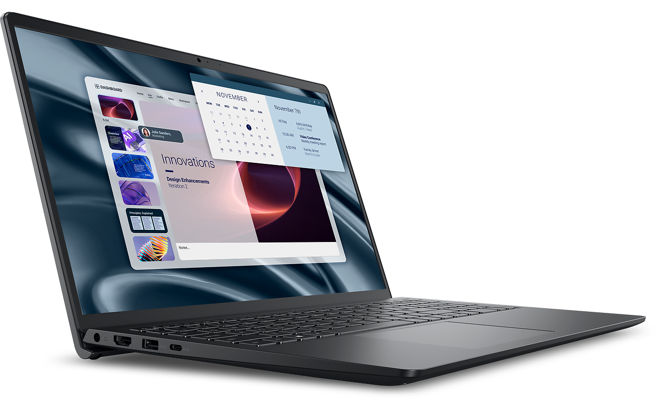 DELL Pro 15 Essential PV15255 / 15.6 FullHD / Ryzen 5 7520U / 8GB DDR5 / 512GB SSD / Windows 11 PRO