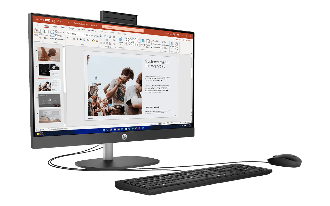 HP ProOne 240 G10 / 23.8 IPS / i3-N300 / 8GB DDR4 / 512GB SSD