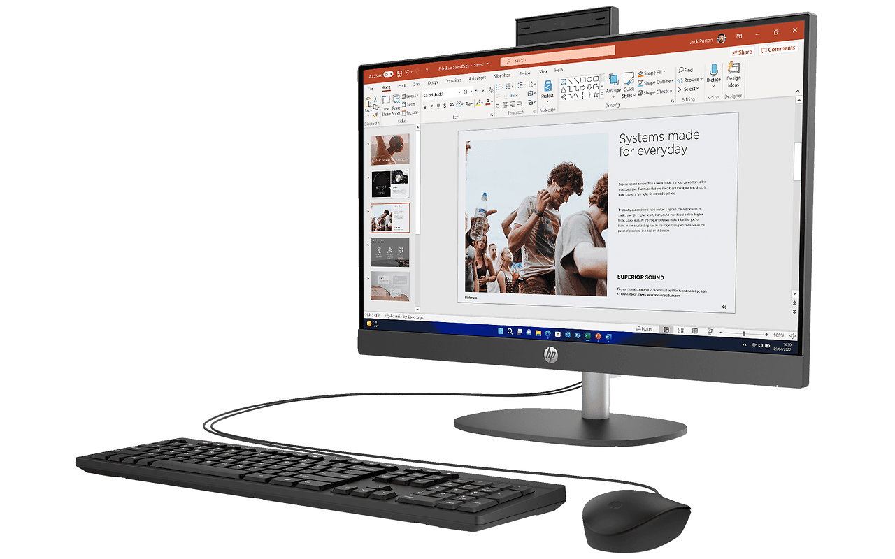 HP ProOne 240 G10 / 23.8 IPS / i3-N300 / 8GB DDR4 / 512GB SSD