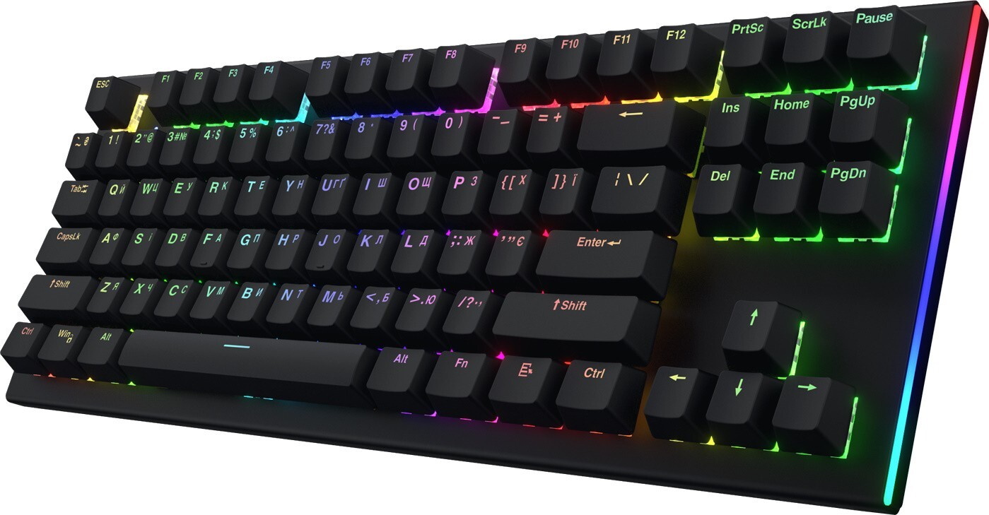HATOR Gravity X TKL RGB / EN/UA Black