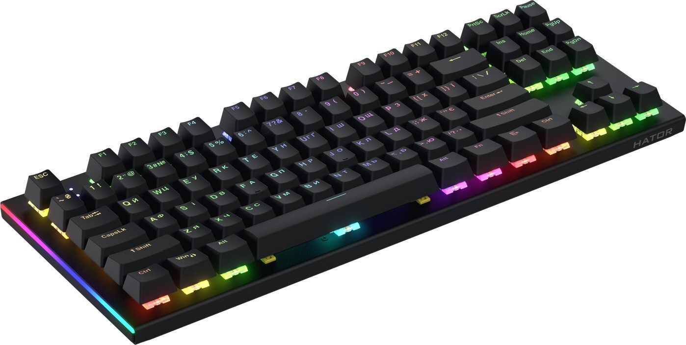 HATOR Gravity X TKL RGB / EN/UA Black