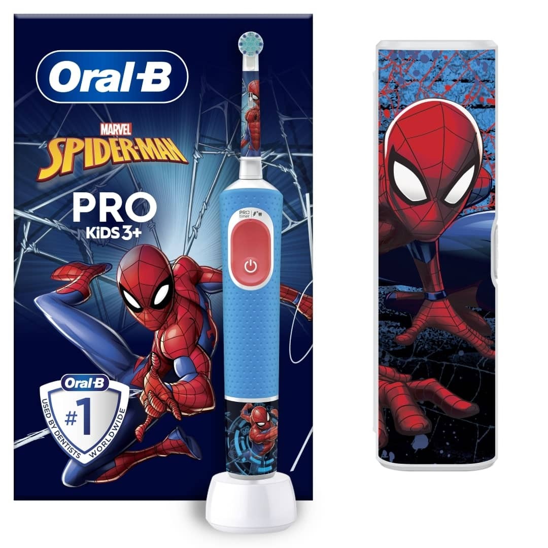 Braun Kids Vitality D103 Spiderman PRO kids+ Travel Case