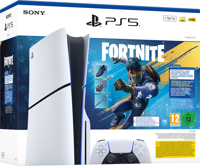 SONY PlayStation 5 Digital Slim Disc Edition Bundle / Fortnite Flowering Chaos