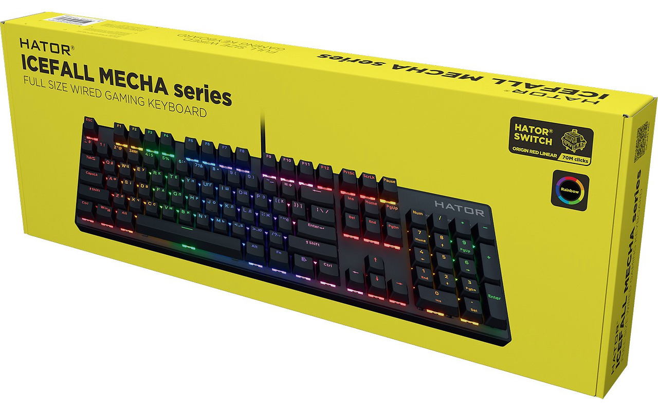 HATOR Gaming Icefall Mecha TKL Rainbow