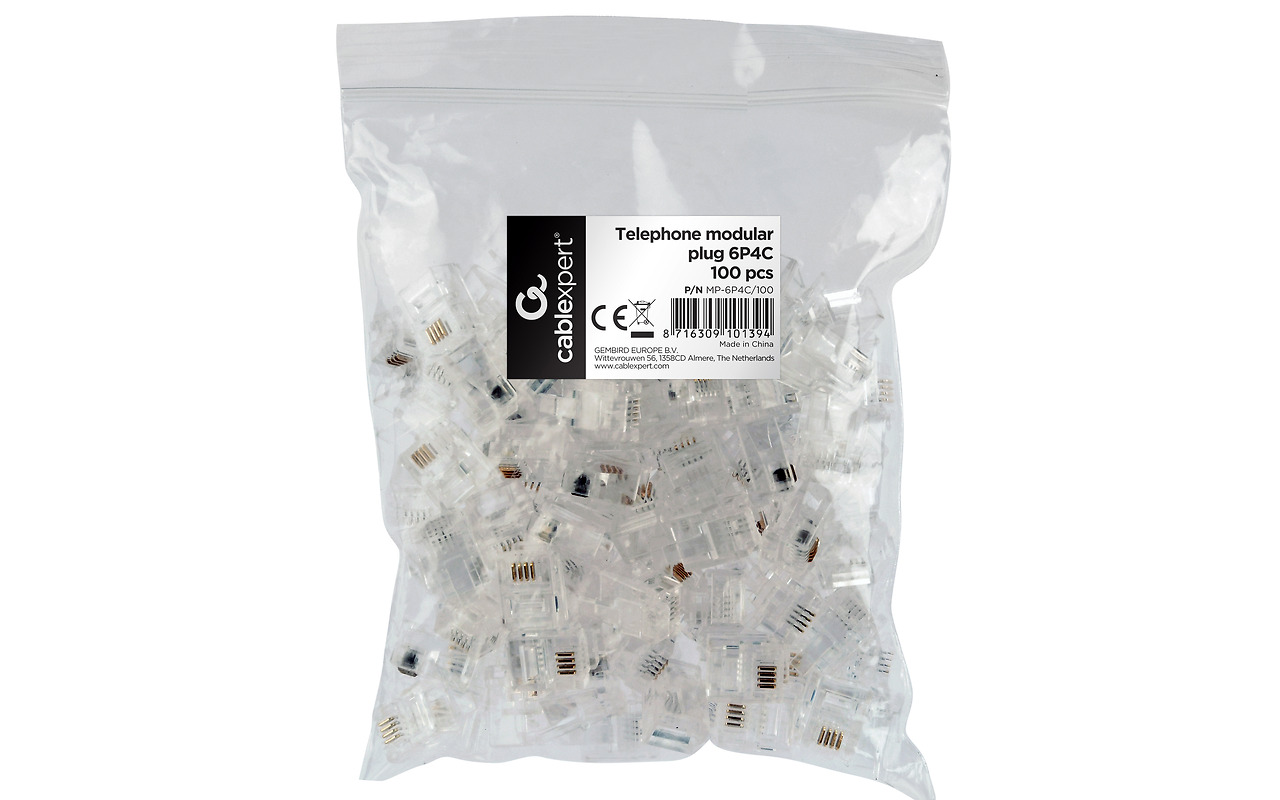 Gembird MP-6P4C RJ-12 / 100pcs