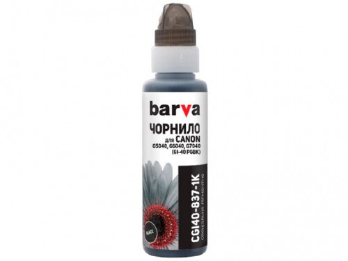 Barva Ink Compatible GI-40 for G series Canon 100ml Black