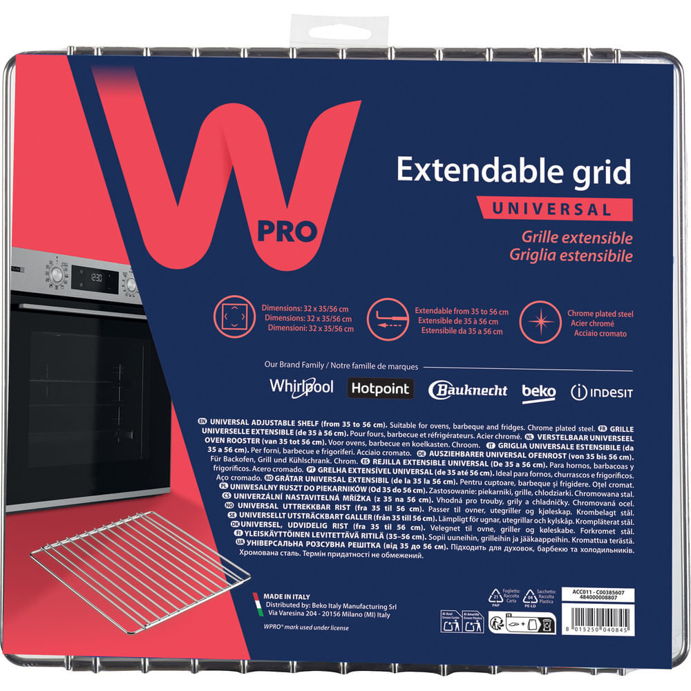 Whirlpool Extendable grid