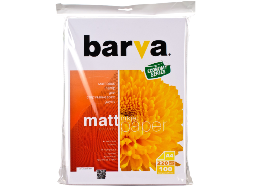 Barva Matt Inkjet Photo Paper A4 220g / 100p