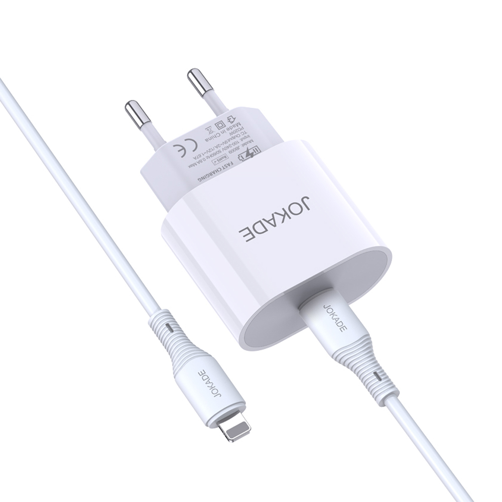 JOKADE Charger with Cable Type-C to Lightning 20W JB010