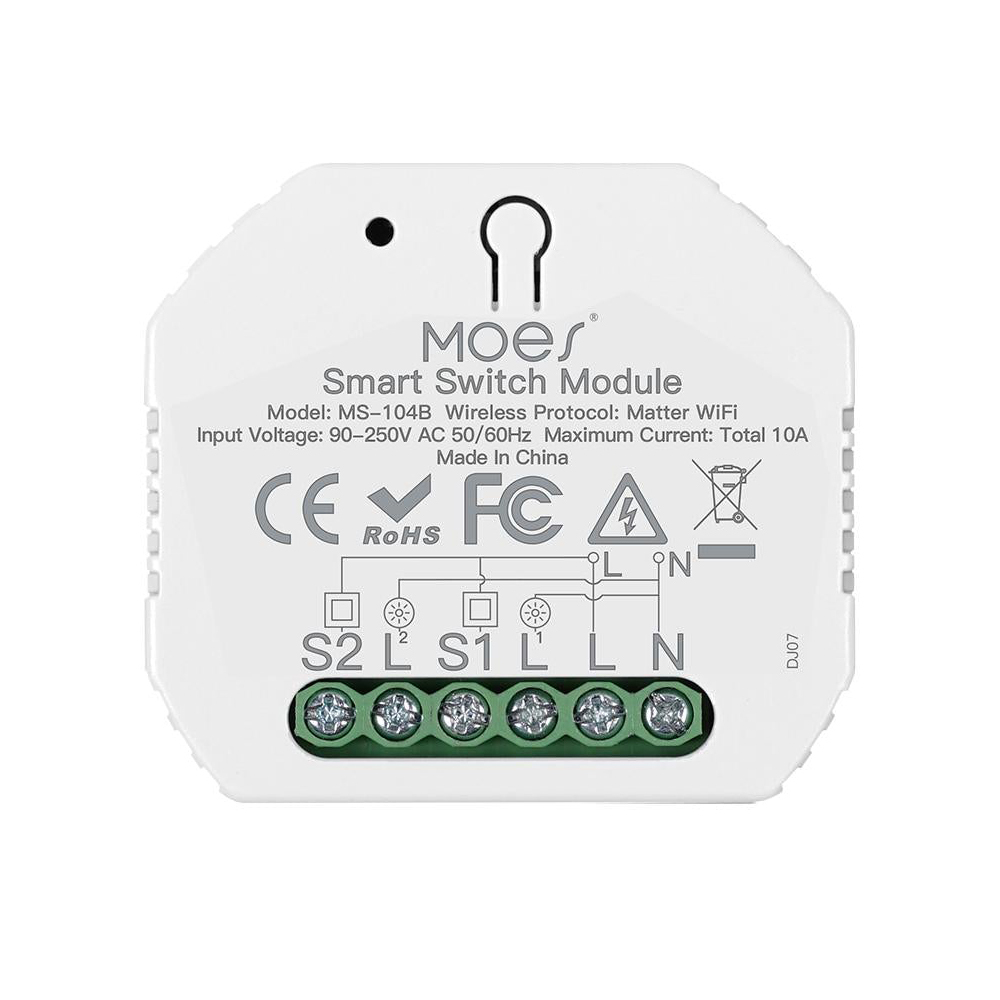 Moes Matter over Wi-Fi Mini Smart Switch