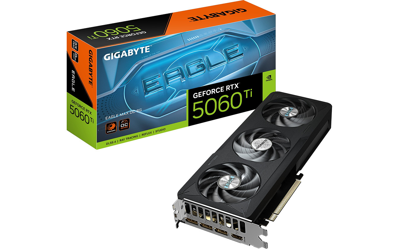 GIGABYTE GeForce RTX 5060 Ti EAGLE MAX OC 8G / GV-N506TEAGLEMAXOC-8GD