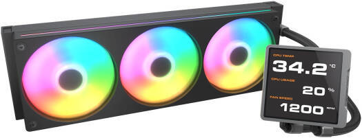 Cougar Poseidon Vistek ARGB 360 Black