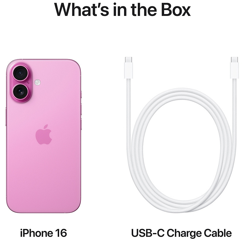 Apple iPhone 16 / 6.1 Super Retina XDR OLED / Apple A18 / 8GB / 256GB / 3561mah Pink