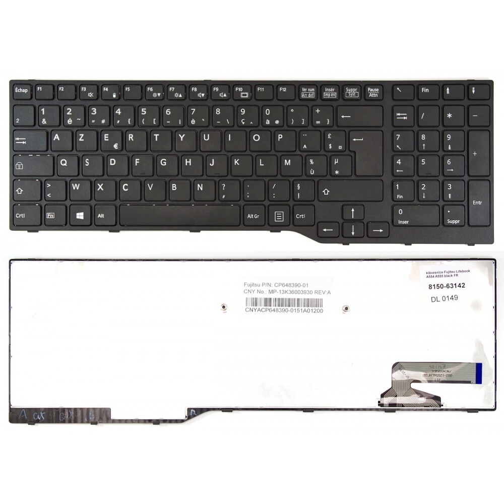 Fujifilm Keyboard for  Lifebook A514 / A544 / A554 / A555 / AH544 / AH555 / AH564