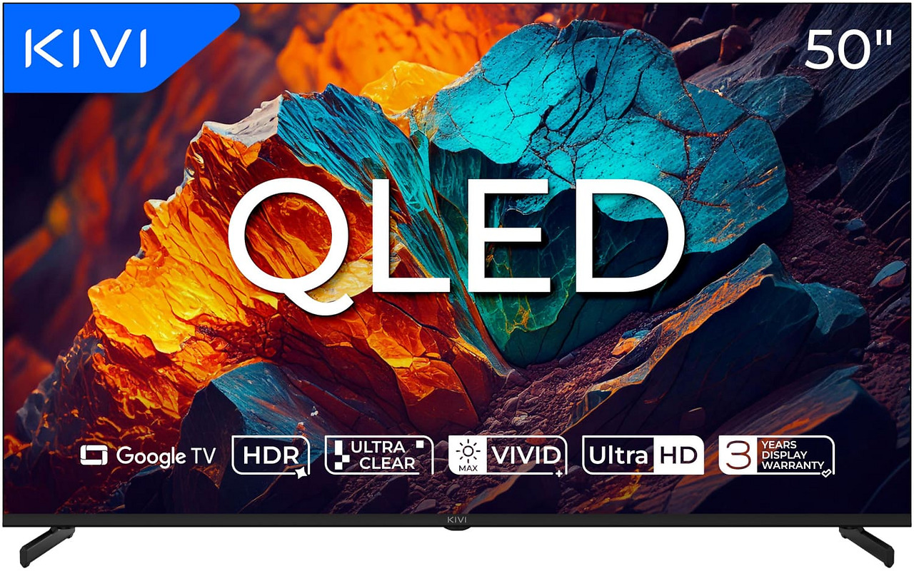 KIVI 50U720QB / 50 QLED 4K UHD Google TV