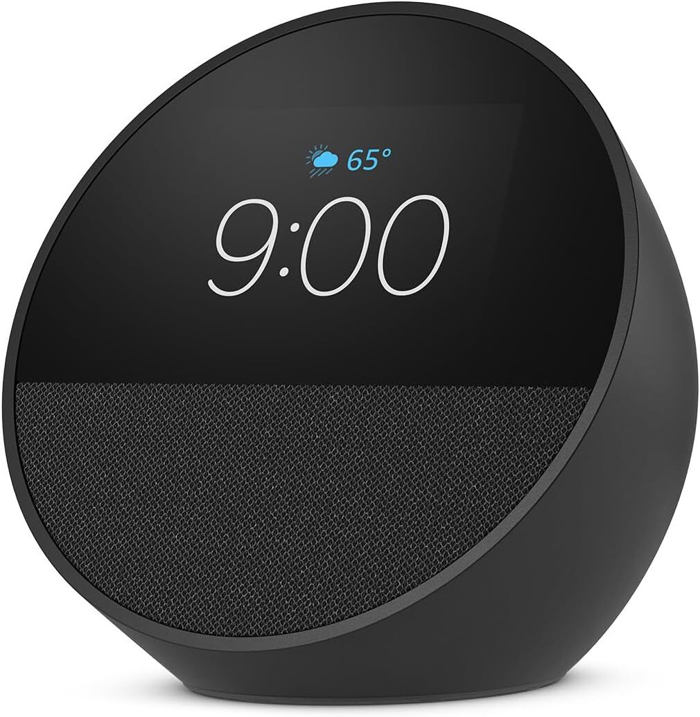 Amazon Echo Spot Smart Alarm Clock with Alexa Black