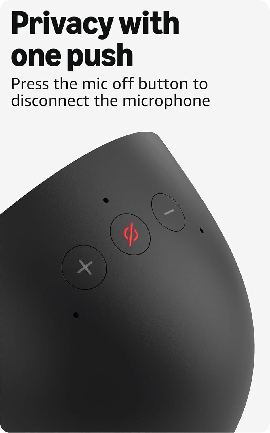 Amazon Echo Spot Smart Alarm Clock with Alexa Black