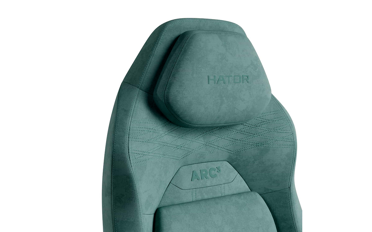 HATOR Gaming Arc 3 L Velur Turquoise