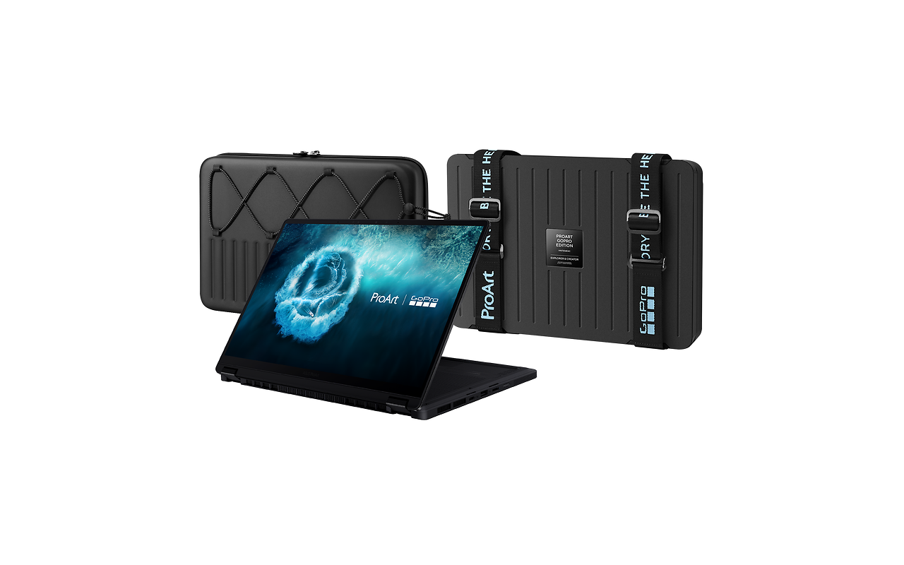 ASUS ProArt GoPro Edition PX13 HN7306EAC / 13.3 OLED / Ryzen AI MAX+ 395 / 128GB LPDDR5X / 1TB SSD / Radeon 8060 / Windows 11 Pro